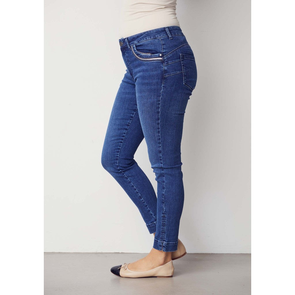 Farkut Verona deco sininen-Housut/Farkut-Isay-Lahja ja sisustus Pussukka Katariina Home Oy