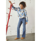 Farkut Verona Flare sininen-Housut/Farkut-Isay-Lahja ja sisustus Pussukka Katariina Home Oy