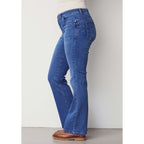 Farkut Verona Flare sininen-Housut/Farkut-Isay-Lahja ja sisustus Pussukka Katariina Home Oy