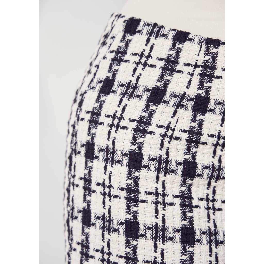 Hame Emilie musta/kerma ruudullinen-Mekot/Hameet-Isay-Lahja ja sisustus Pussukka Katariina Home Oy