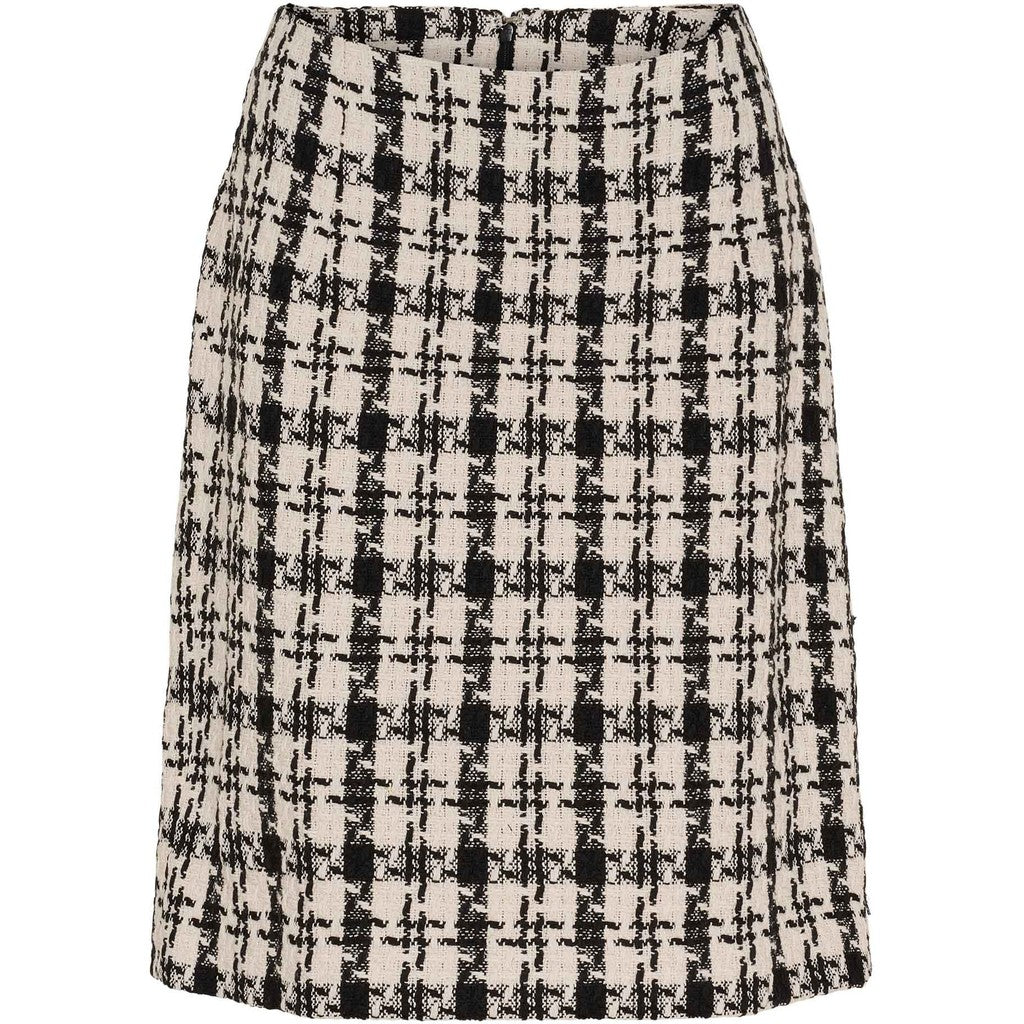 Hame Emilie musta/kerma ruudullinen-Mekot/Hameet-Isay-Lahja ja sisustus Pussukka Katariina Home Oy