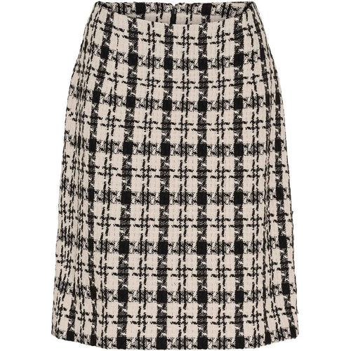 Hame Emilie musta/kerma ruudullinen-Mekot/Hameet-Isay-Lahja ja sisustus Pussukka Katariina Home Oy