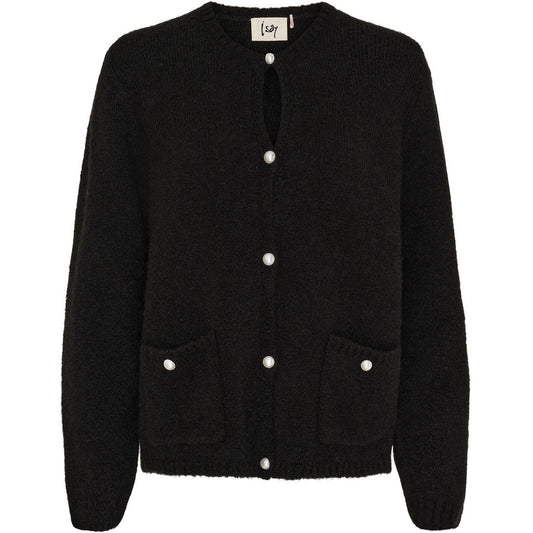 Neuletakki Anna musta-Neuleet/Neuletakit-Isay-Lahja ja sisustus Pussukka Katariina Home Oy