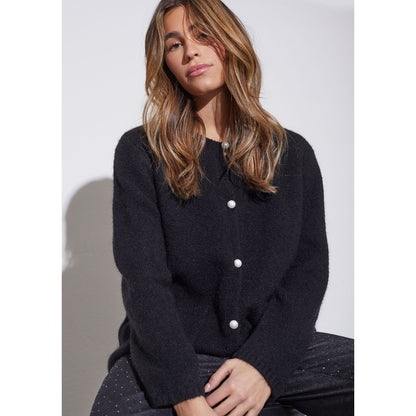 Neuletakki Anna musta-Neuleet/Neuletakit-Isay-Lahja ja sisustus Pussukka Katariina Home Oy