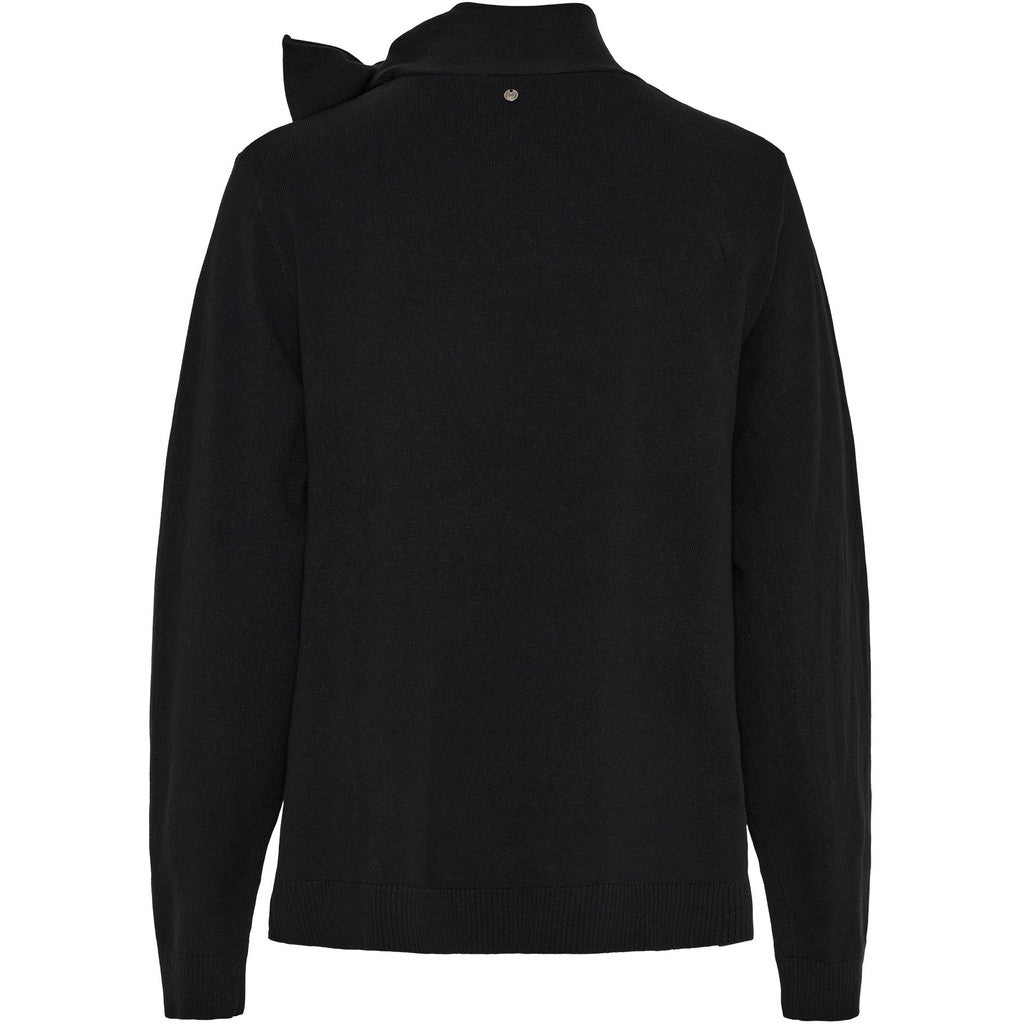 Neulepusero Frigga Bow musta-Neuleet/Neuletakit-Isay-Lahja ja sisustus Pussukka Katariina Home Oy