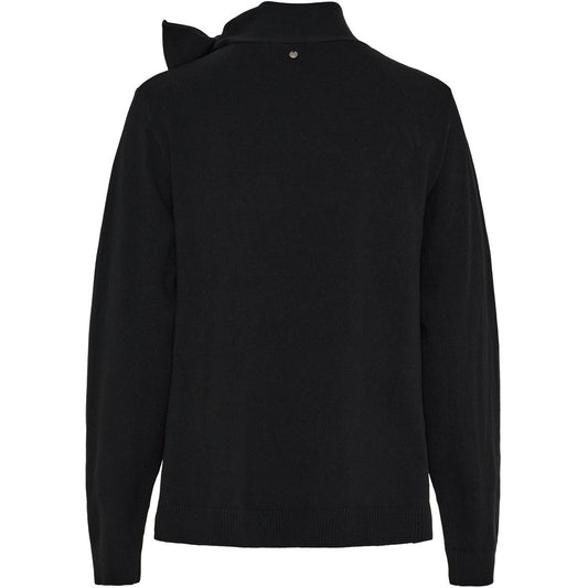 Neulepusero Frigga Bow musta-Neuleet/Neuletakit-Isay-Lahja ja sisustus Pussukka Katariina Home Oy