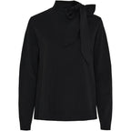 Neulepusero Frigga Bow musta-Neuleet/Neuletakit-Isay-Lahja ja sisustus Pussukka Katariina Home Oy