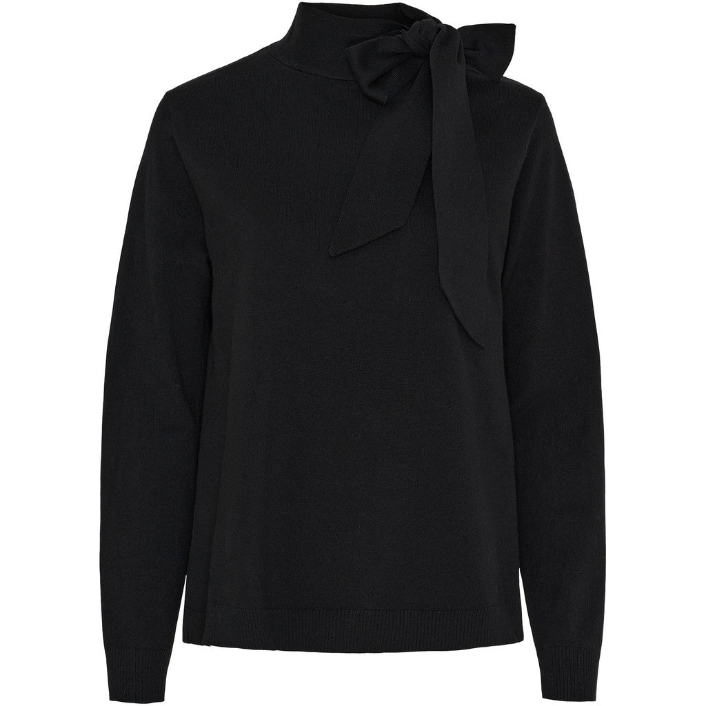 Neulepusero Frigga Bow musta-Neuleet/Neuletakit-Isay-Lahja ja sisustus Pussukka Katariina Home Oy