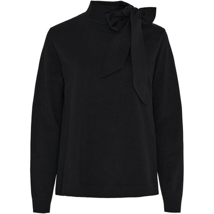 Neulepusero Frigga Bow musta-Neuleet/Neuletakit-Isay-Lahja ja sisustus Pussukka Katariina Home Oy