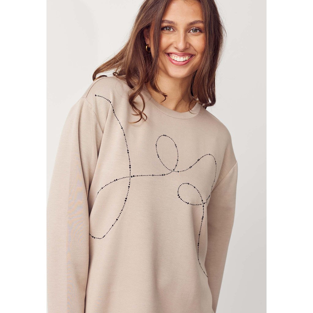 Pusero Kira beige-Puserot-Isay-Lahja ja sisustus Pussukka Katariina Home Oy