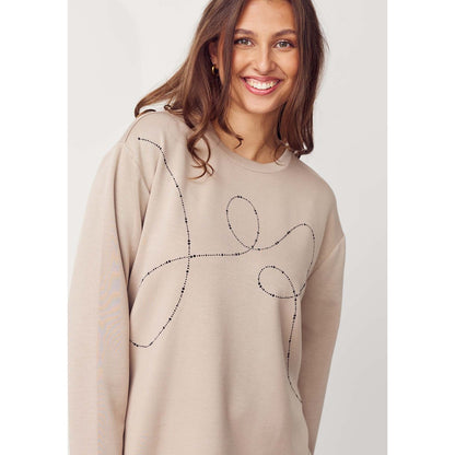 Pusero Kira beige-Puserot-Isay-Lahja ja sisustus Pussukka Katariina Home Oy