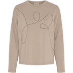 Pusero Kira beige-Puserot-Isay-Lahja ja sisustus Pussukka Katariina Home Oy