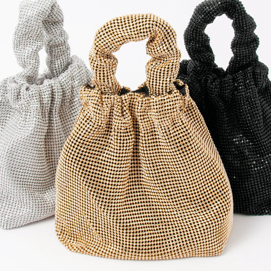 Juhlalaukku Party Musta glitter-Laukut-Rosenvinge-Lahja ja sisustus Pussukka Katariina Home Oy