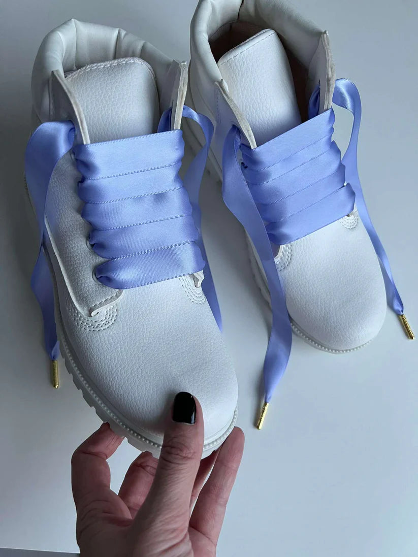 Kengännauhat Silk eri värejä-Jalkineet-The Shoelace Brand-Lahja ja sisustus Pussukka Katariina Home Oy