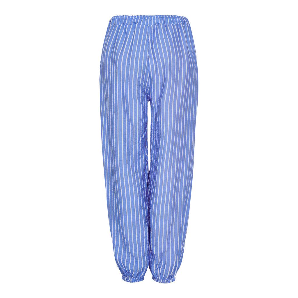 Housut Amalie sini/valkoraidallinen-Housut/Farkut-Marta du Chateau-Lahja ja sisustus Pussukka Katariina Home Oy