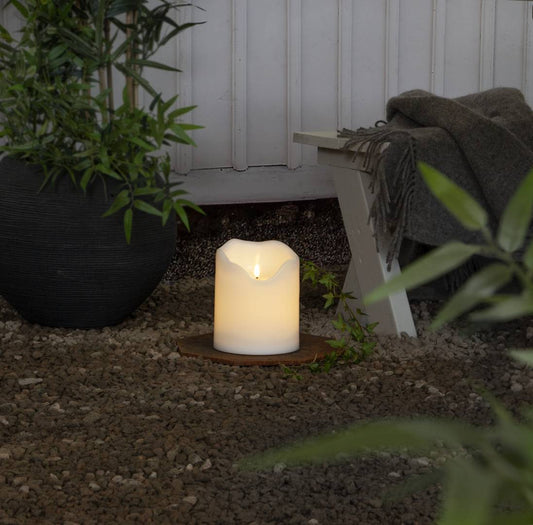 Led-Kynttilä Flamme Grand valkoinen-Kynttilät-Star Trading-Lahja ja sisustus Pussukka Katariina Home Oy