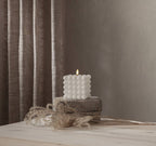 Led-Kynttilä Flamme Dot valkoinen-Kynttilät-Star Trading-Lahja ja sisustus Pussukka Katariina Home Oy