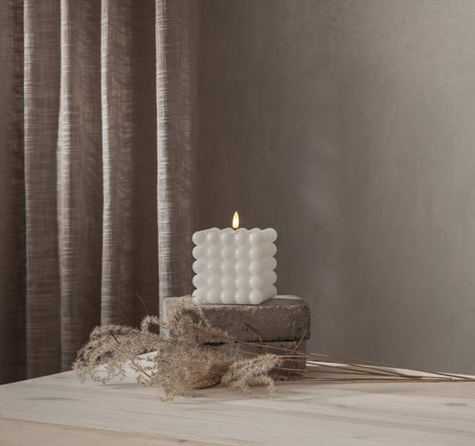 Led-Kynttilä Flamme Dot valkoinen-Kynttilät-Star Trading-Lahja ja sisustus Pussukka Katariina Home Oy