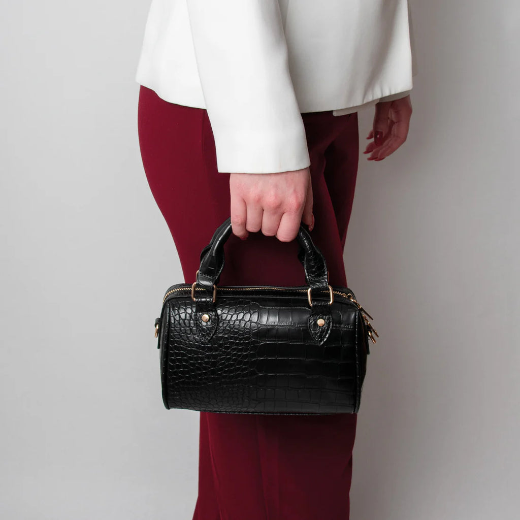 Laukku Georgia musta-Laukut-Rosenvinge-Lahja ja sisustus Pussukka Katariina Home Oy