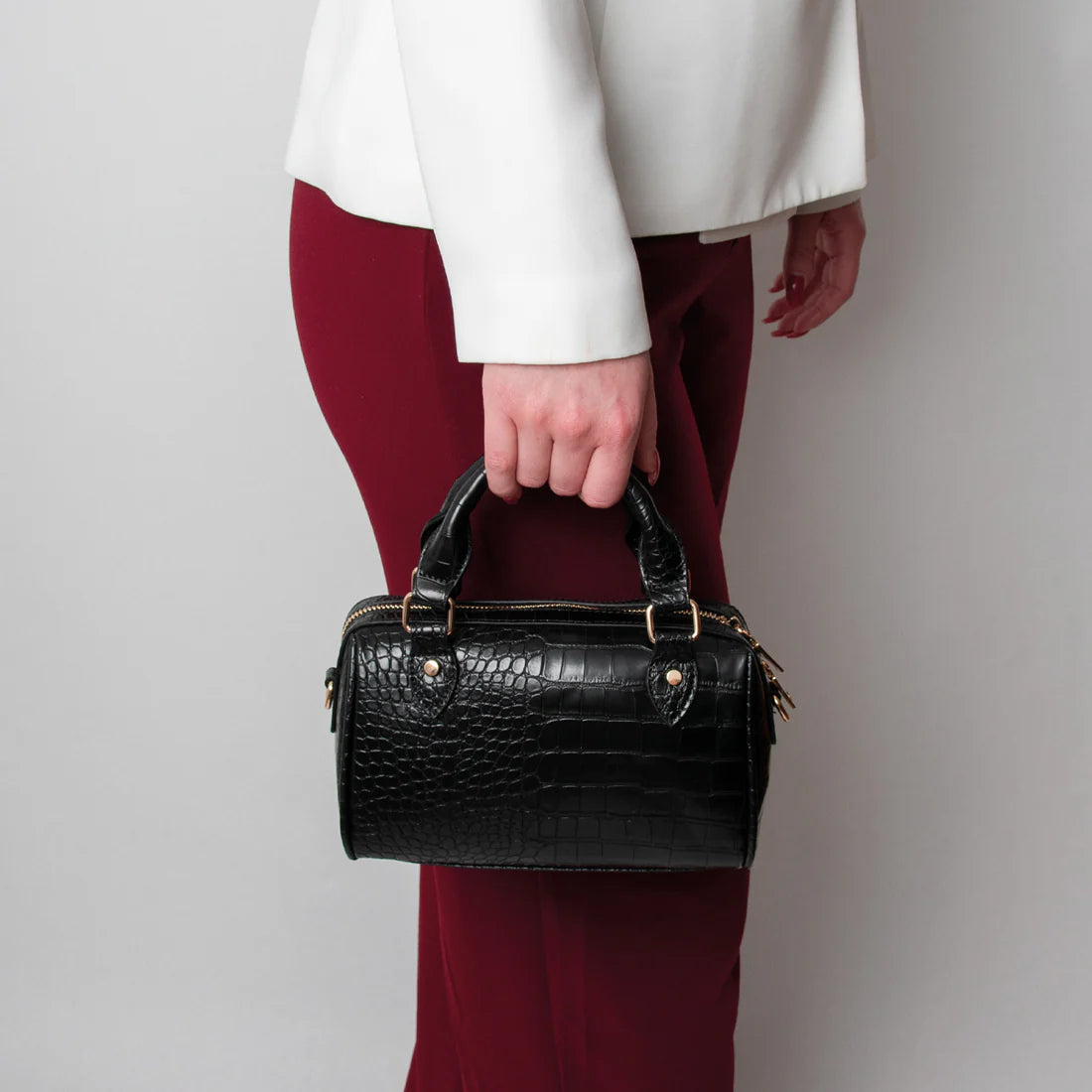 Laukku Georgia musta-Laukut-Rosenvinge-Lahja ja sisustus Pussukka Katariina Home Oy