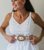 Vyö vaalea rottinki-Pipot/huivit/sukat-Amanda B-Lahja ja sisustus Pussukka Katariina Home Oy