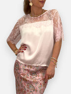 Pusero Amalia vaaleanpunainen GEMINI by Helen-Puserot-GEMINI by Helen-Lahja ja sisustus Pussukka Katariina Home Oy