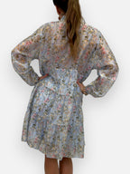 Mekko Floral sininen GEMINI by Helen-Mekot/Hameet-GEMINI by Helen-Lahja ja sisustus Pussukka Katariina Home Oy