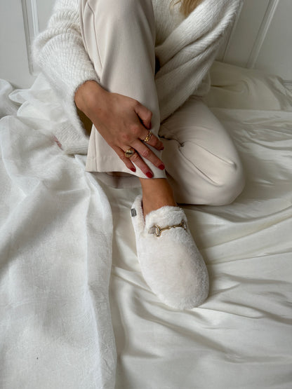 Tohvelit Memories Crudo luonnonvalkoinen-Jalkineet-Copenhagen shoes-Lahja ja sisustus Pussukka Katariina Home Oy