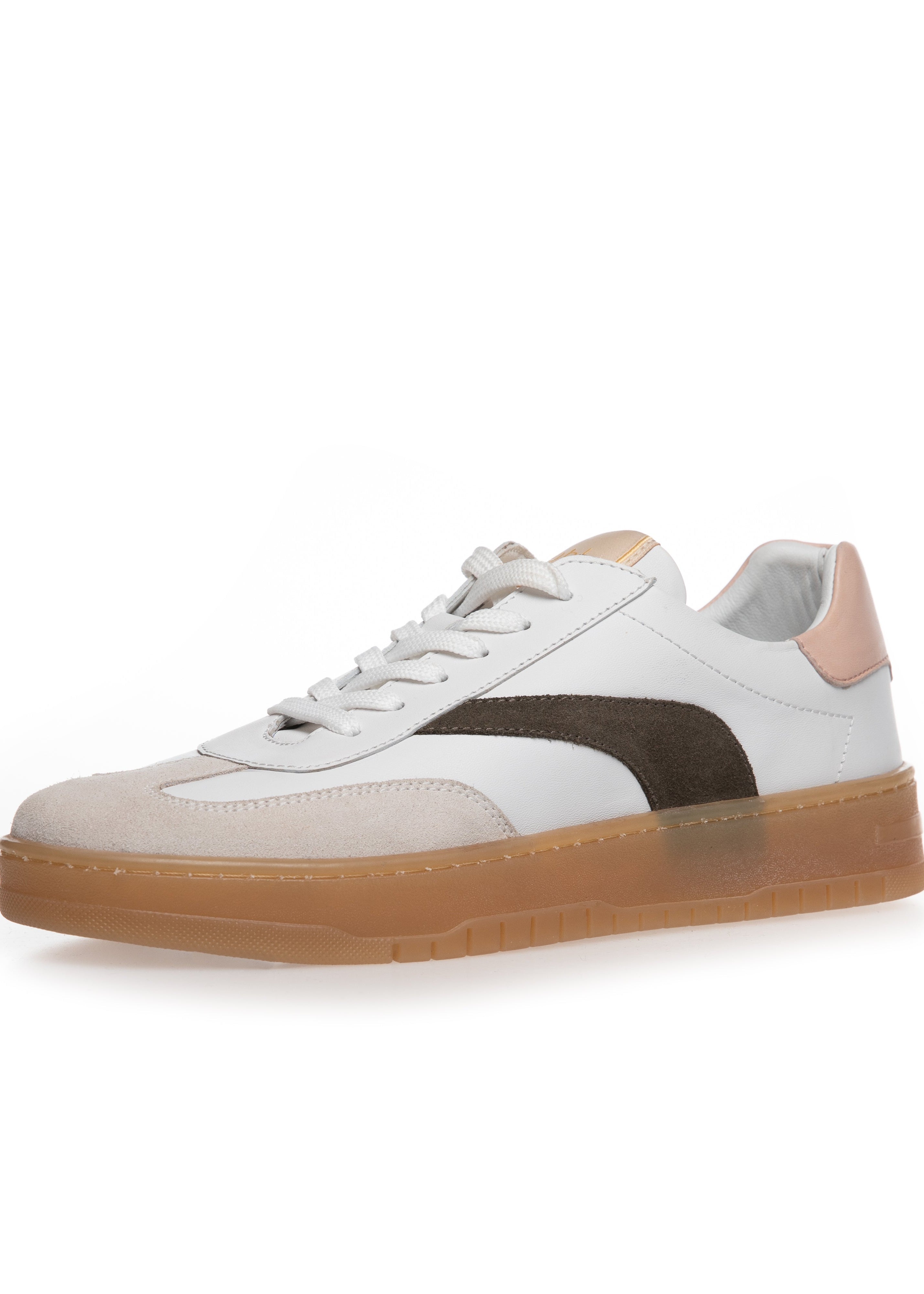 Tennarit The Power valkoinen/army/persikka-Jalkineet-Copenhagen shoes-Lahja ja sisustus Pussukka Katariina Home Oy