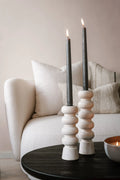 Kynttilänjalka Noni valkopesty-Kynttilänjalat ja lyhdyt-Zelected By Houze-Lahja ja sisustus Pussukka Katariina Home Oy
