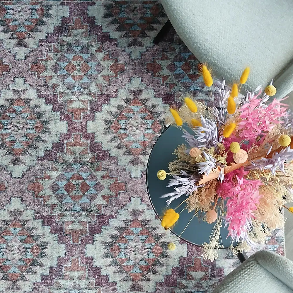 Matto Dalis vanha roosa-Matot-ihankotona-Lahja ja sisustus Pussukka Katariina Home Oy