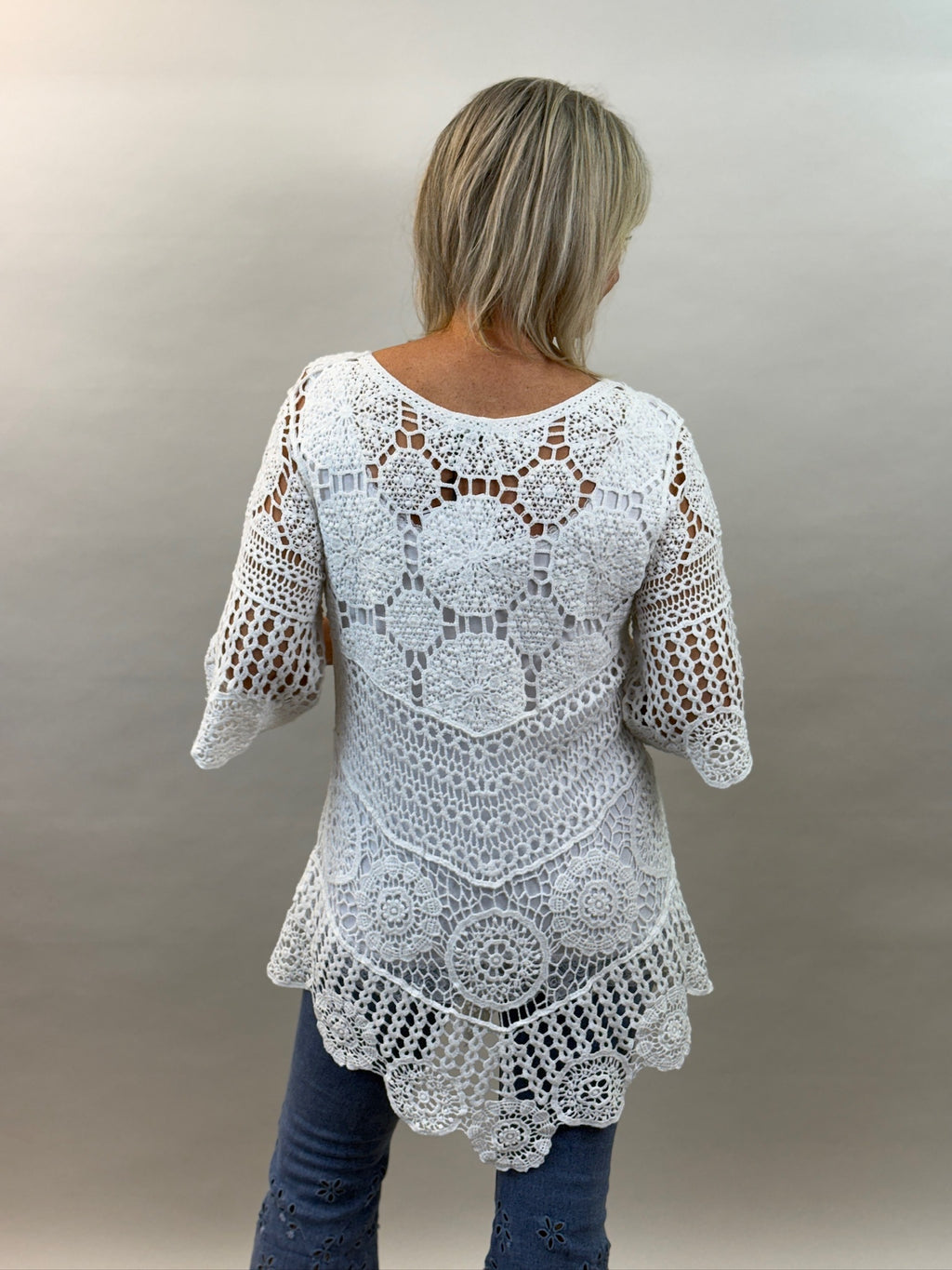 Toppi Simona valkoinen-Pusero-Mix By Heart-Lahja ja sisustus Pussukka Katariina Home Oy