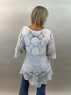 Toppi Simona valkoinen-Pusero-Mix By Heart-Lahja ja sisustus Pussukka Katariina Home Oy