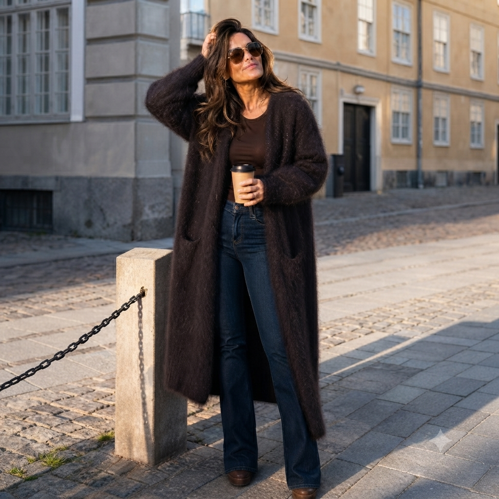 Mohairneuletakki eri värejä Amanda B