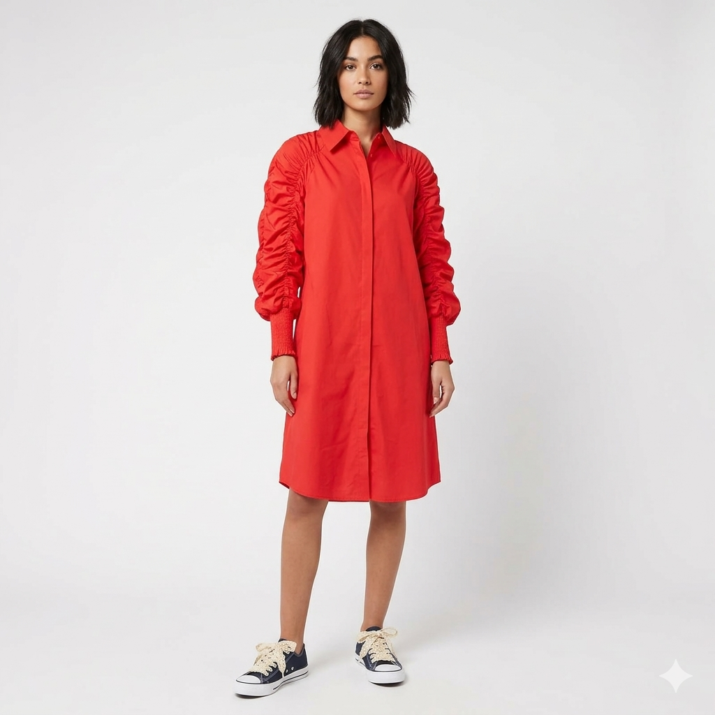 Paitamekko Sigga punainen Isay-Mekot/Hameet-Isay-Lahja ja sisustus Pussukka Katariina Home Oy