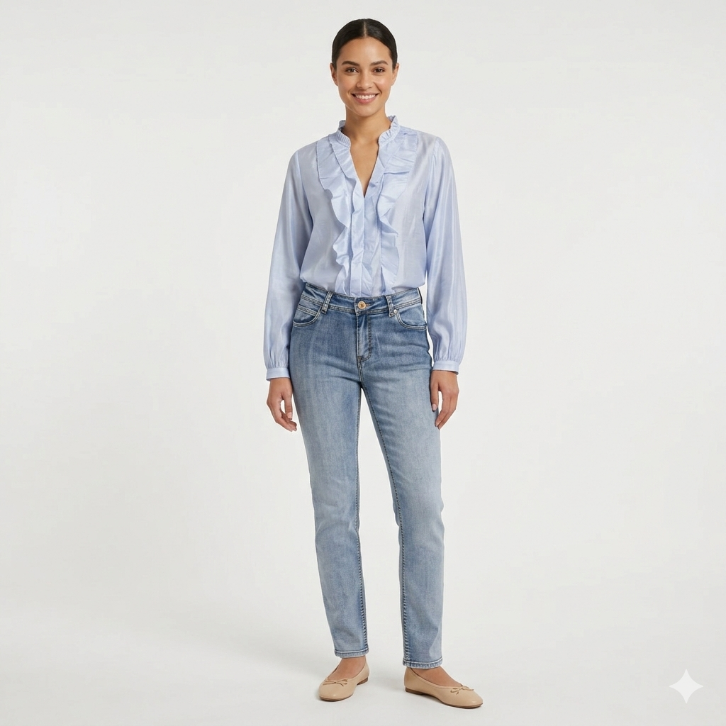 Pusero Naira vaaleansininen Marta du Chateau-Puserot-Marta du Chateau-Lahja ja sisustus Pussukka Katariina Home Oy