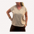 T-Paita Adeline beige GEMINI by Helen
