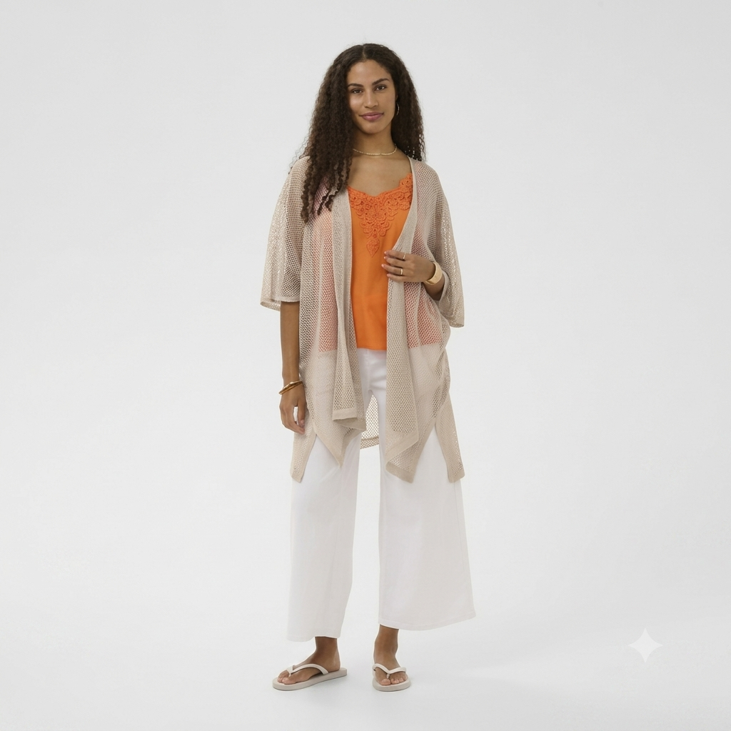 Neuletakki Gert beige