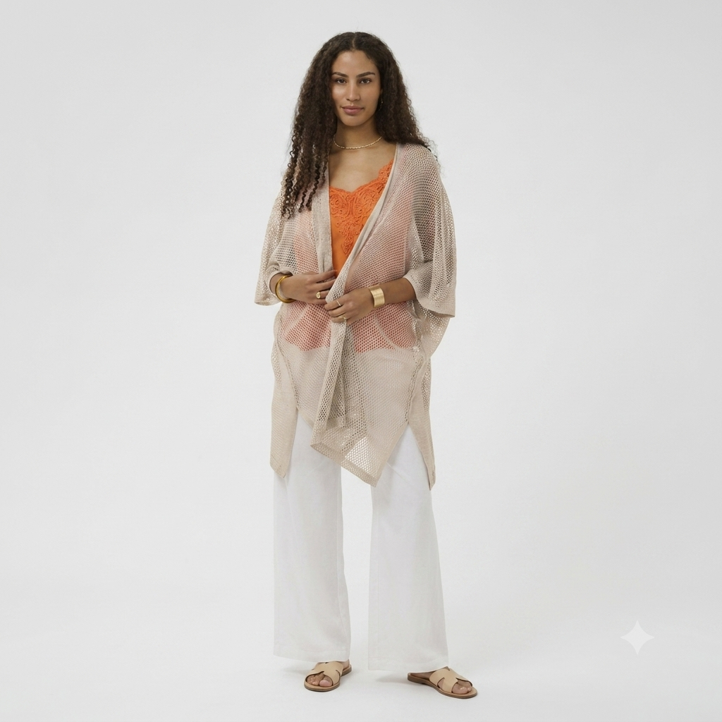 Neuletakki Gert beige