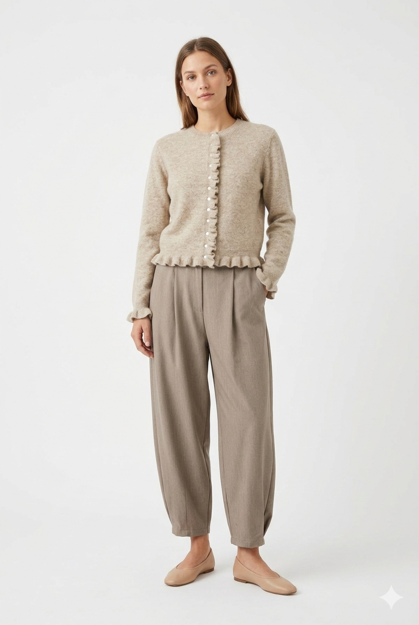 Housut Fienna fango Marta du Chateau-Housut/Farkut-Marta du Chateau-Lahja ja sisustus Pussukka Katariina Home Oy