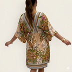 Mekko Floral beige GEMINI by Helen-Mekot/Hameet-GEMINI by Helen-Lahja ja sisustus Pussukka Katariina Home Oy