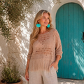 Hapsuneule Maya tumma beige Amanda B
