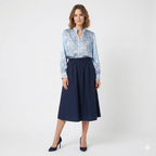 Hame New Paper tummansininen Marc Lauge-Mekot/Hameet-Marc Lauge-Lahja ja sisustus Pussukka Katariina Home Oy