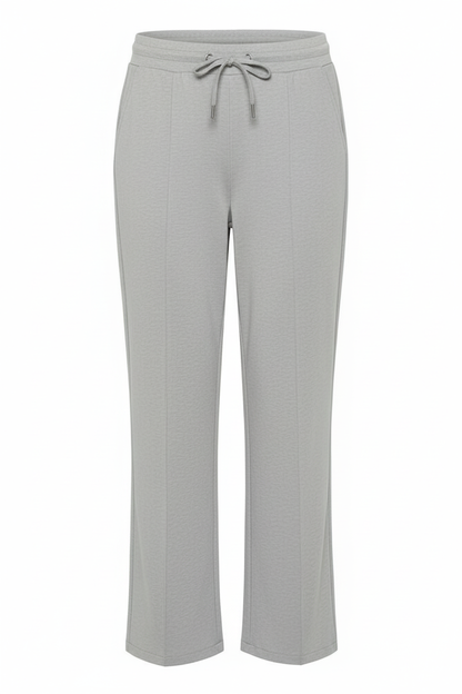 Housut Jenny vaaleanharmaa-Housut/Farkut-Kaffe-Lahja ja sisustus Pussukka Katariina Home Oy