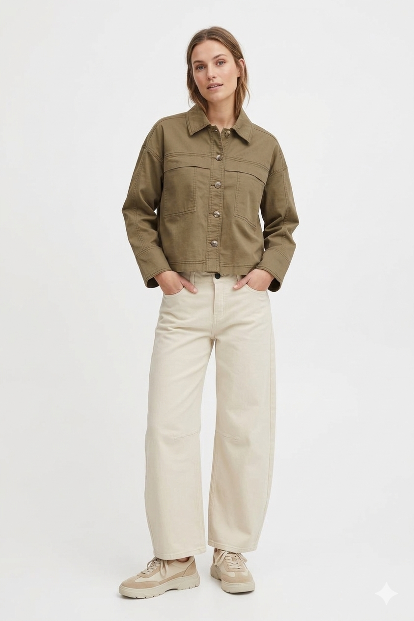 Farkkutakki Wini ruskea Culture-Takit/Jakut-Culture-Lahja ja sisustus Pussukka Katariina Home Oy