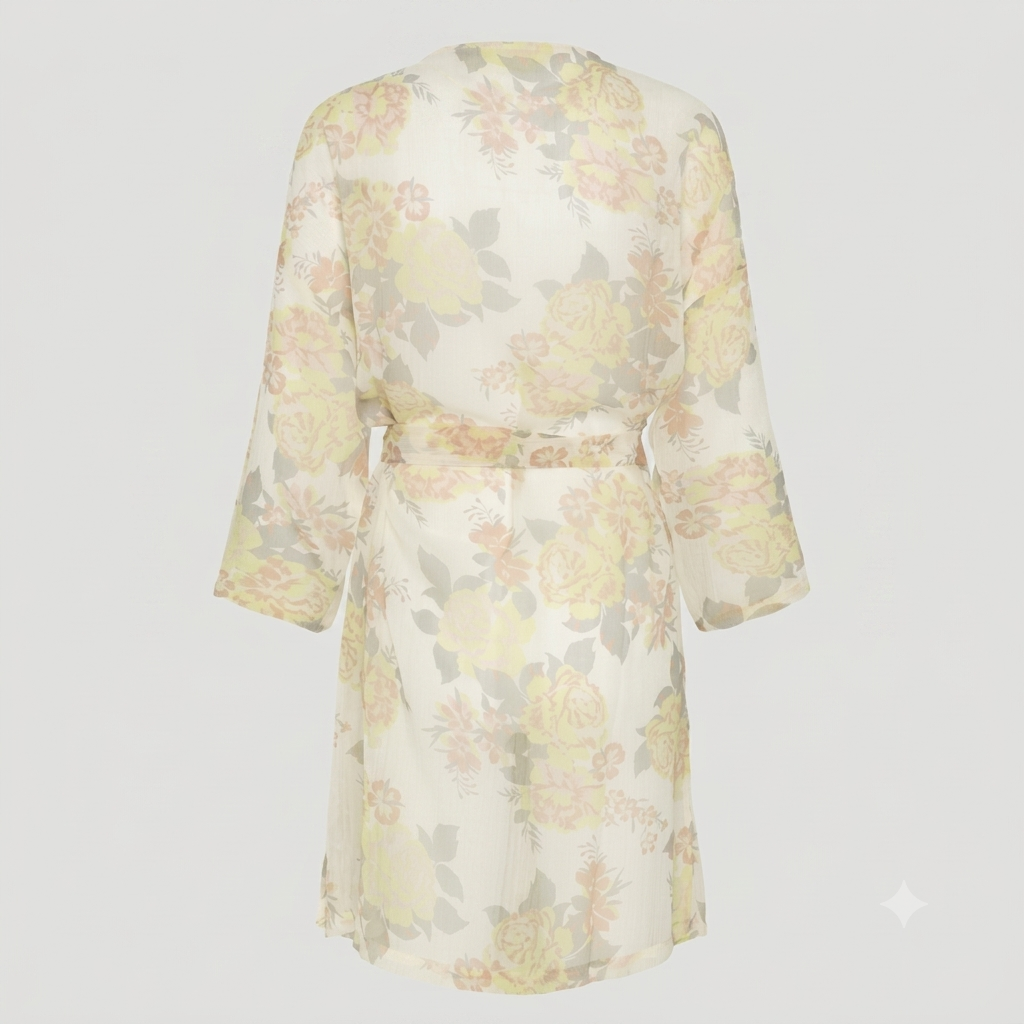 Kimono Danica vihreä/keltainen Cream