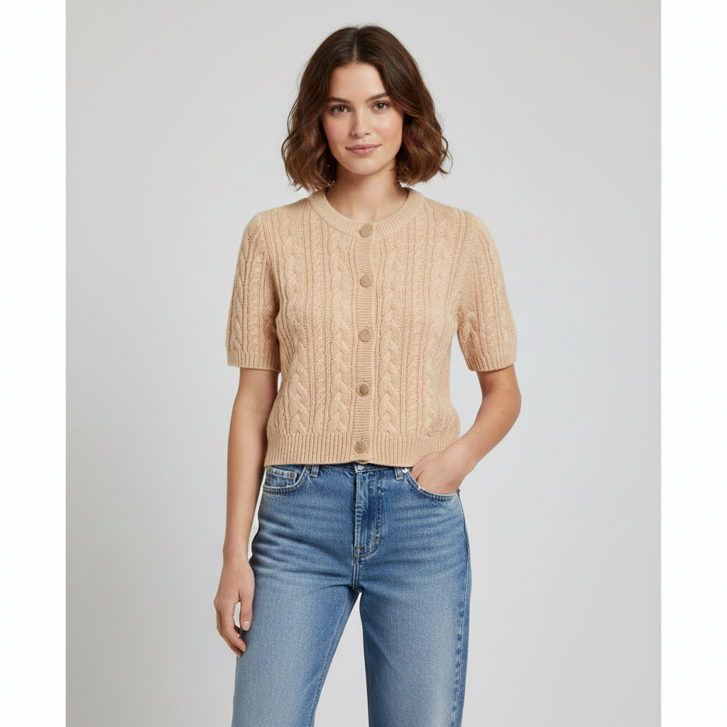 Neuletakki Palmikko eri värejä Marc Lauge-Neuleet/Neuletakit-Marc Lauge-Lahja ja sisustus Pussukka Katariina Home Oy