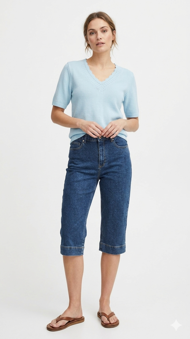 Caprit Pirate sininen Marc Lauge-Housut/Farkut-Marc Lauge-Lahja ja sisustus Pussukka Katariina Home Oy