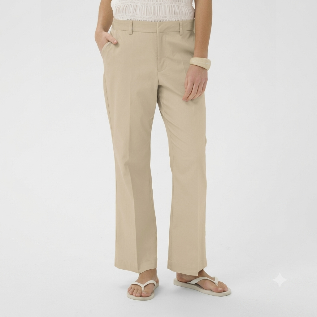 Housut Gia beige Cream