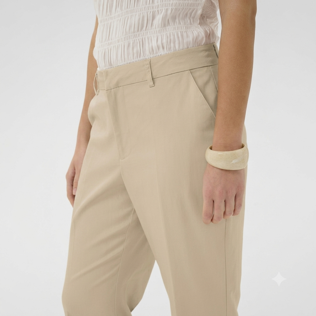 Housut Gia beige Cream